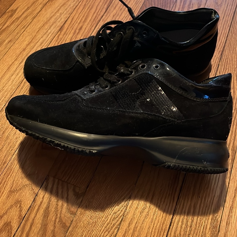 NWOT interactive sneakers Italian made HOGAN shoes european size 40.5 (US 10) - Picture 2 of 6